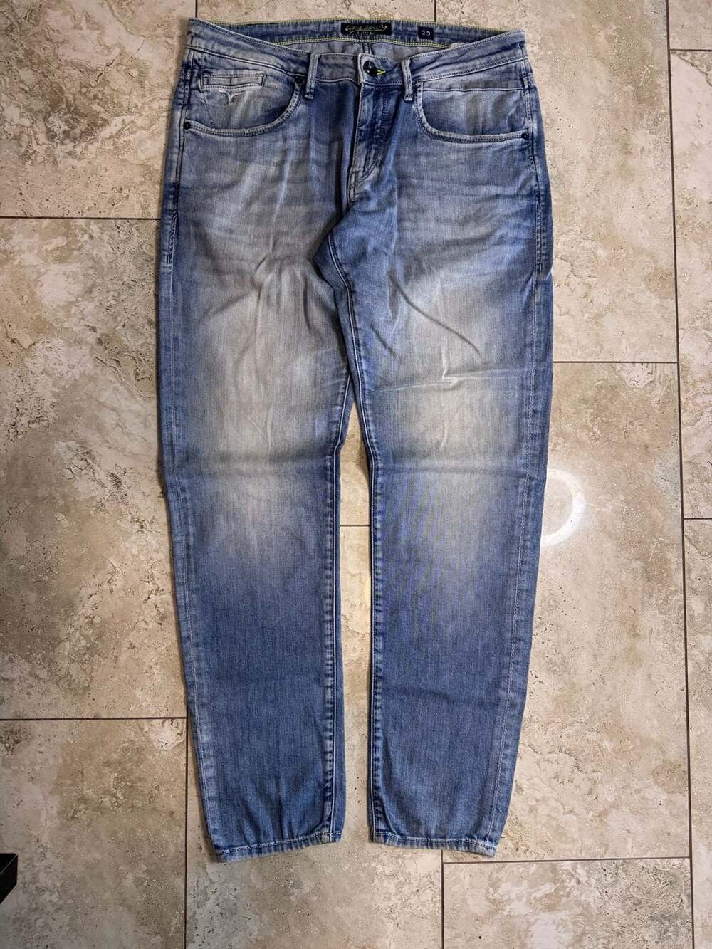 Flying Machine Blue Label F-Lite Dnm Men's Light Wash Jeans Size 32